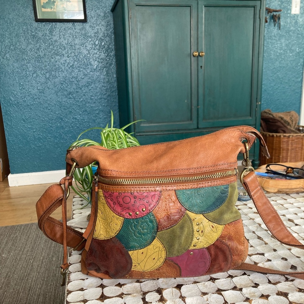 Vintage Fossil Leather Purse